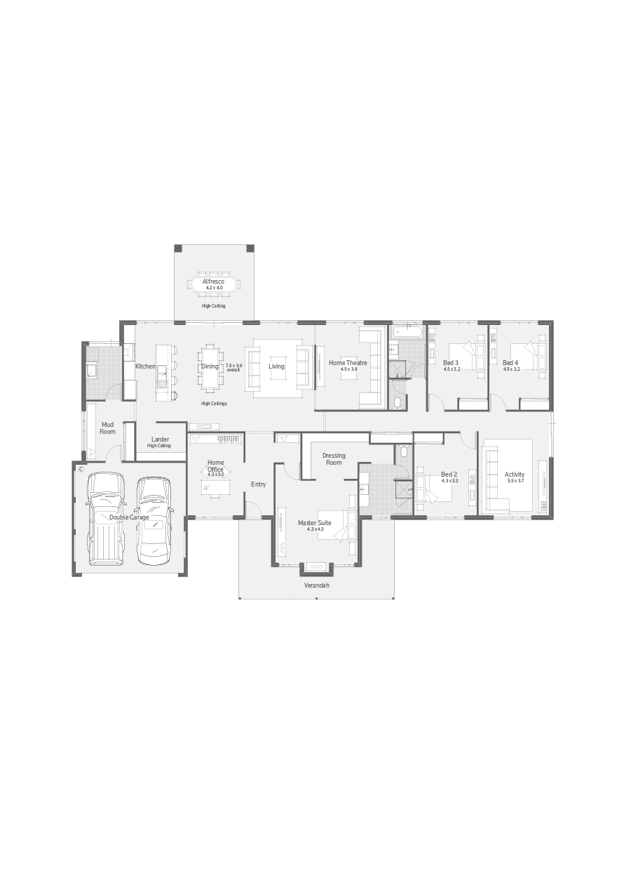Farmhouse Floor Plan - Specification
