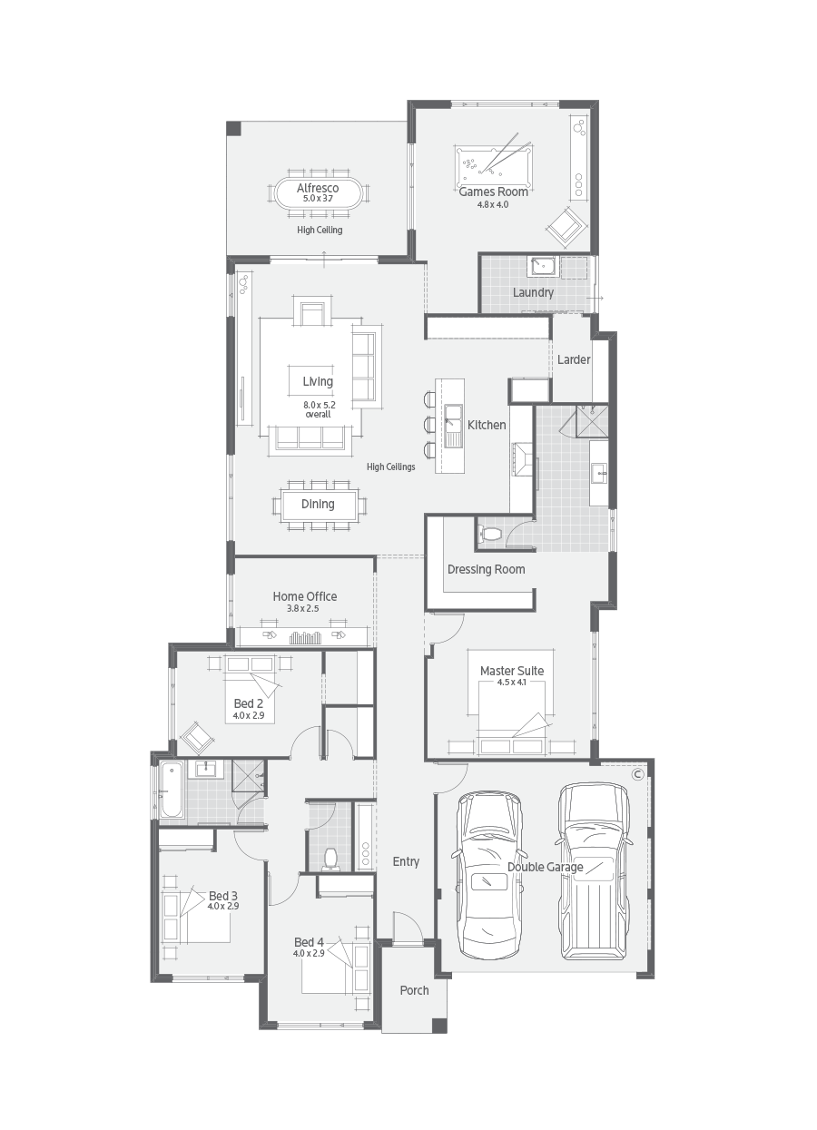 Gilmore Floor Plan - Specifications