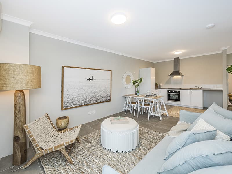 Coolbellup Apartments Case Study living room
